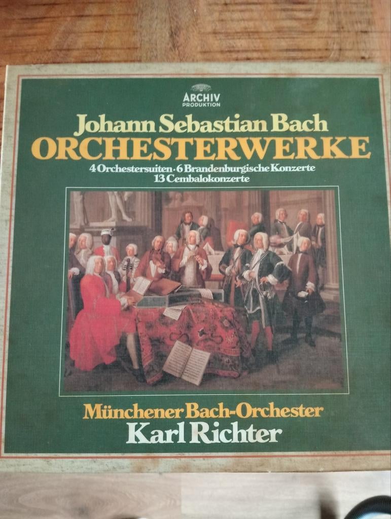 J.S. Bach Orchesterwerke - Karl Richter - Vinyl Box Set, Ophalen of Verzenden