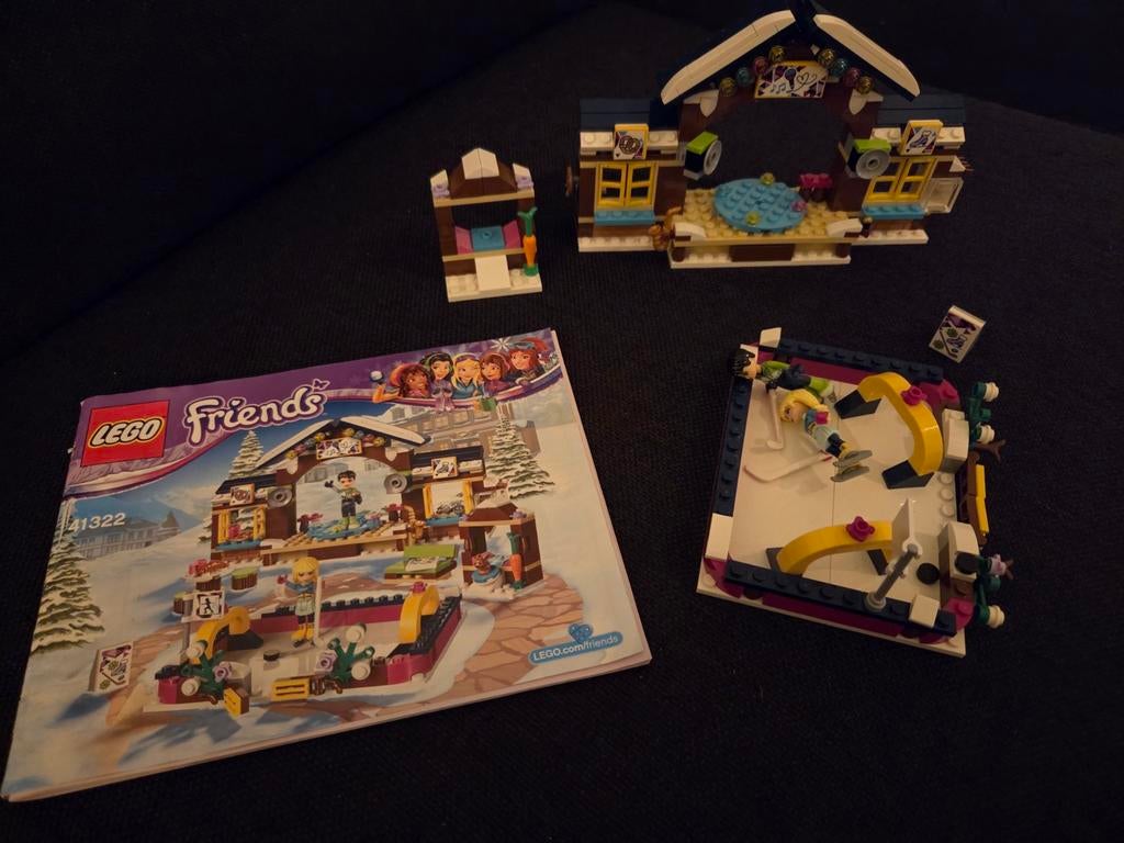 Lego Friends 41322 Snow Resort Schaatsbaan, Kinderen en Baby's, Speelgoed | Duplo en Lego, Zo goed als nieuw, Lego, Complete set