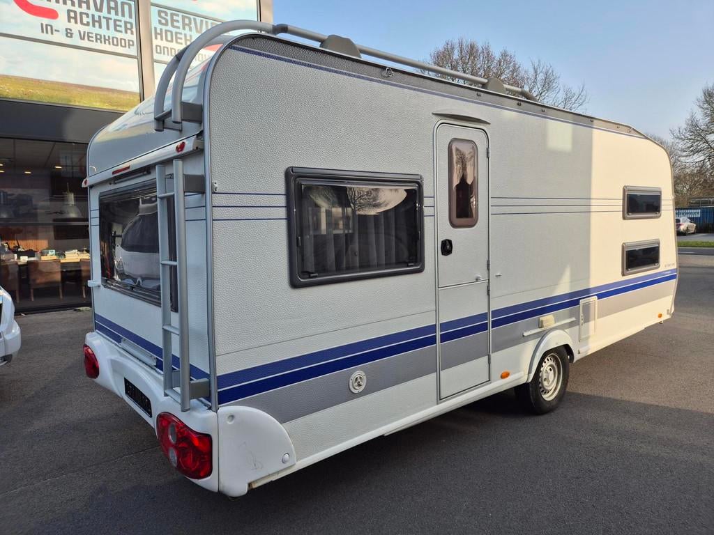 HOBBY 540 TK-ULA Stapelbed met kinderkamer, Airco+DWT luifel, Overige typen, Rondzit, Hobby, Hobby