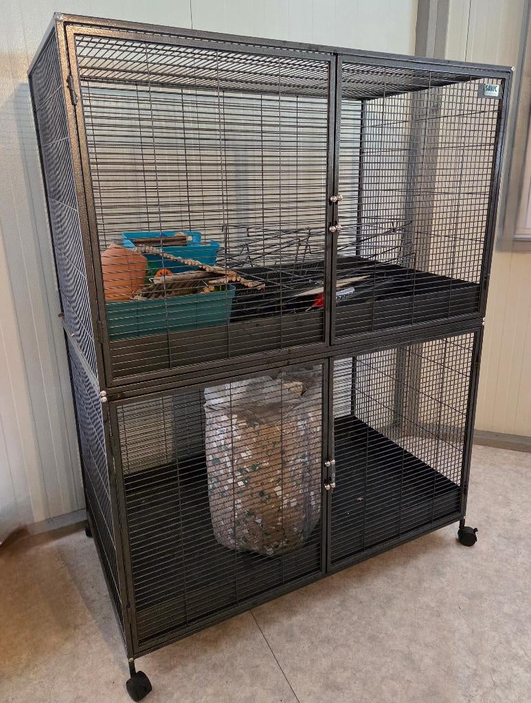 Savic royal xl knaagdieren kooi rattenkooi, Ophalen, Kooi, 110 cm of meer, Zo goed als nieuw