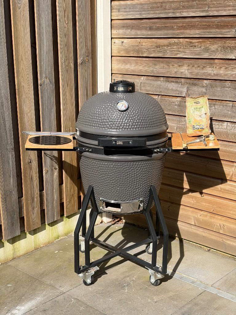 Grill Guru Large Kamado BBQ incl. accessoires, Ophalen, Gebruikt, Grill Guru, Met accessoires