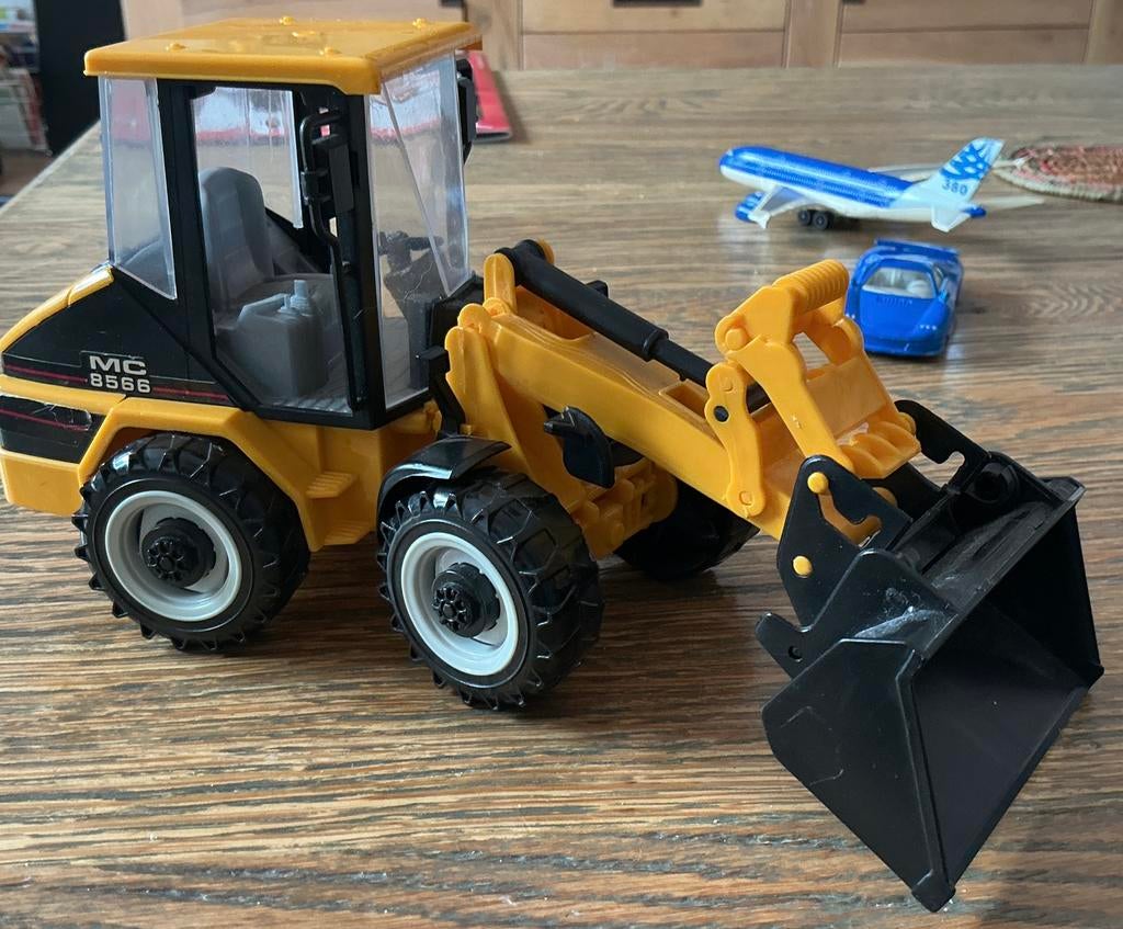 Super grote Graafmachine Bulldozer 24 cm zgan, Ophalen of Verzenden, Zo goed als nieuw, Auto