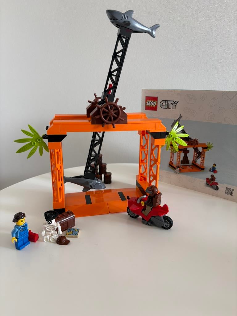 Lego city Stuntz De haai aanval 60342, Ophalen of Verzenden, Zo goed als nieuw