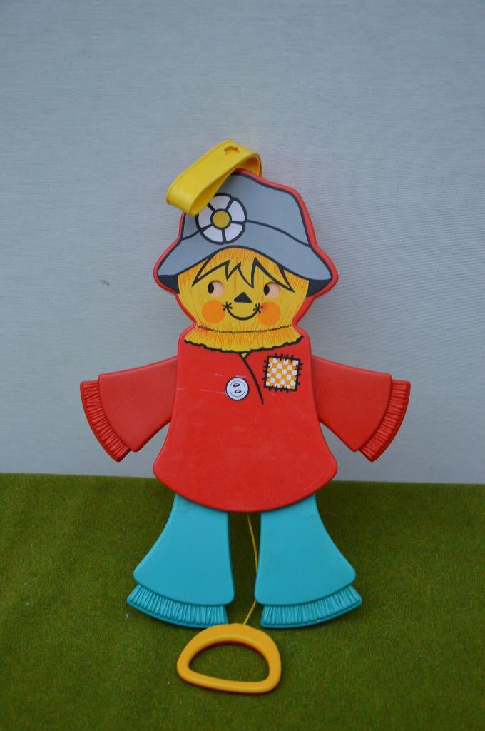 Vintage Fisher Price Jumping Jack trekpop/ vogelverschrikker, Ophalen of Verzenden, Gebruikt, Speelset