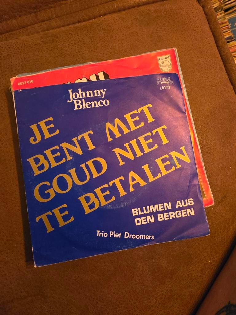 Johnny Blenco - Je Bent Met Goud Niet Te Betalen Single, Cd's en Dvd's, Vinyl Singles, Gebruikt, 7 inch, Single, Ophalen of Verzenden
