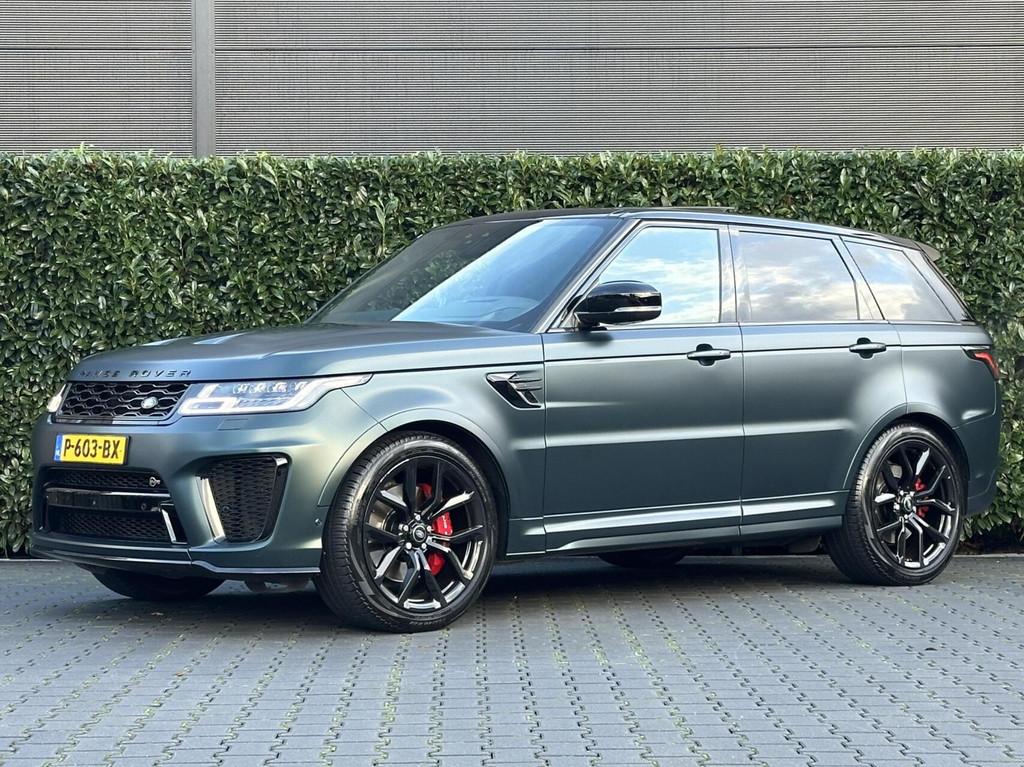 Land Rover Range Rover Sport P575 SVR Carbon Edition, SV BES, Auto's, Land Rover, Automaat, 3000 kg, Leder, Bedrijf