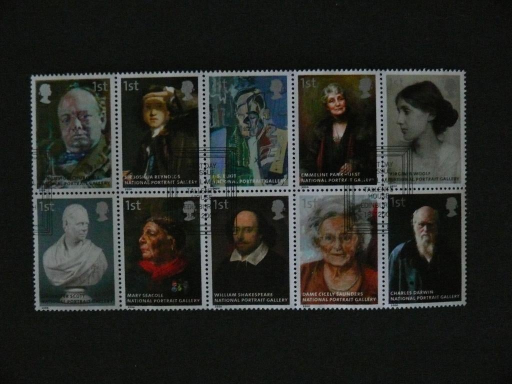 UK / Engeland 2006 National Portrait Gallery Blok, Verzenden, Gestempeld
