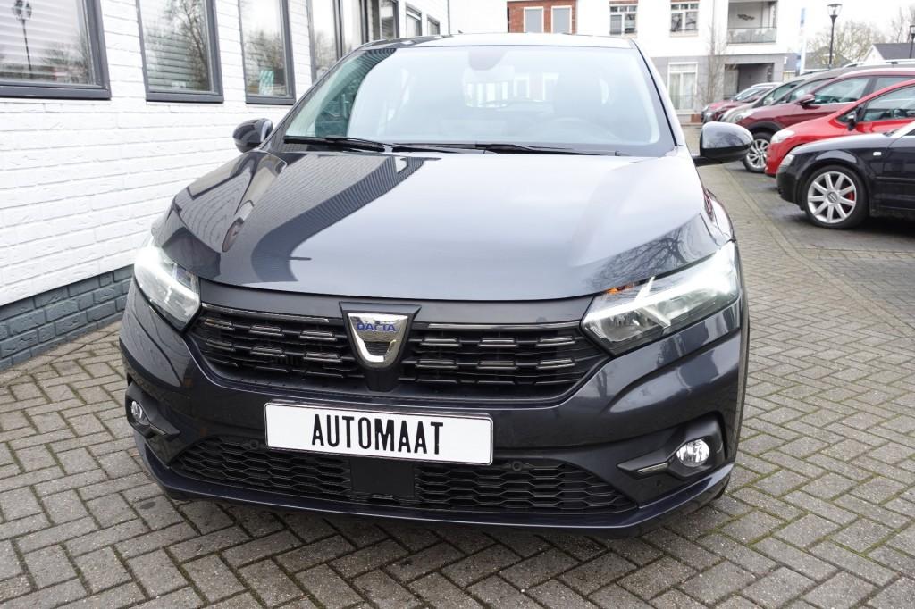 Dacia SANDERO 1.0 TCE 90 Expression Automaat Clima, Auto's, Dacia, Gebruikt, Electronic Stability Program (ESP), Bedrijf, 91 pk
