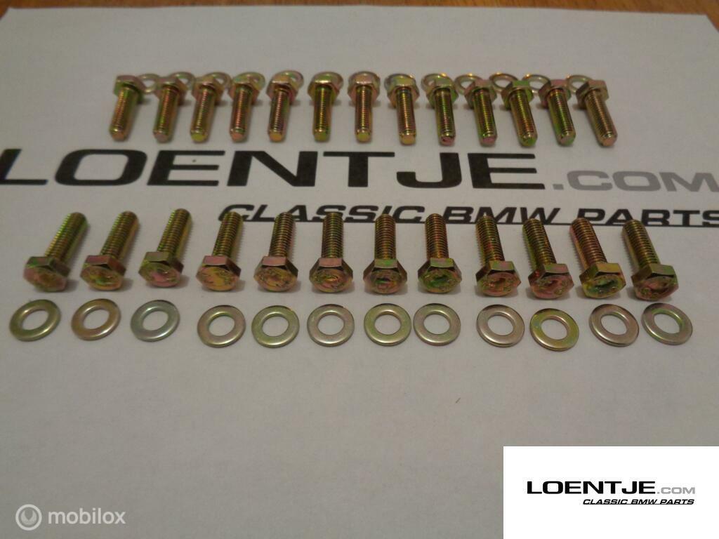 Boutenset carterpan geel verzinkt BMW m20 e30 e34, Auto-onderdelen, Motor en Toebehoren, Gebruikt, Ophalen of Verzenden, BMW, BMW