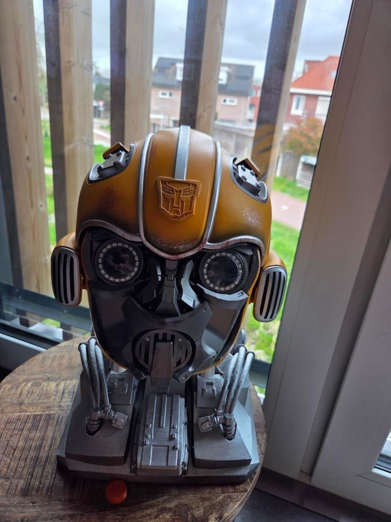 Originele Transformers Bumblebee helm,  werkend!, Ophalen of Verzenden, Nieuw, Film, Kleding