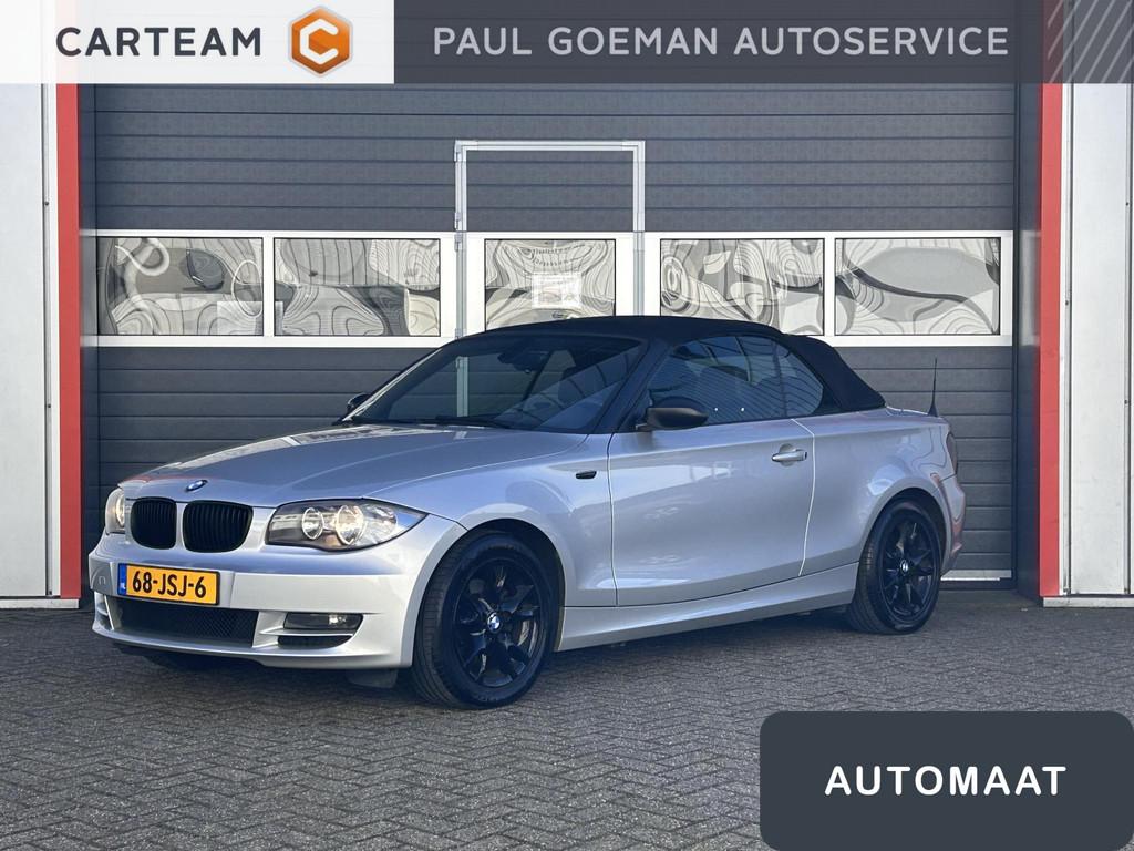 BMW 1-serie Cabrio 118i Executive | M pakket | Nette staat |, Auto's, Euro 5, Zwart, Cabriolet, 4 stoelen