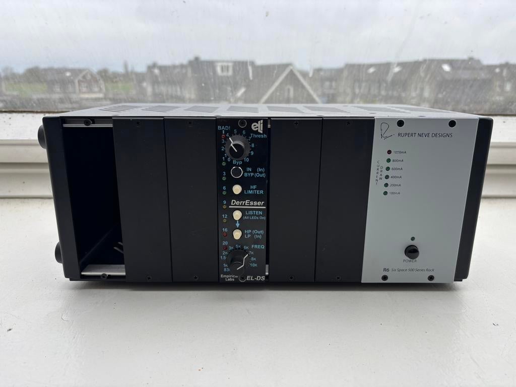 Rupert Neve R6 19 inch rack voor 500 serie modules, Ophalen of Verzenden