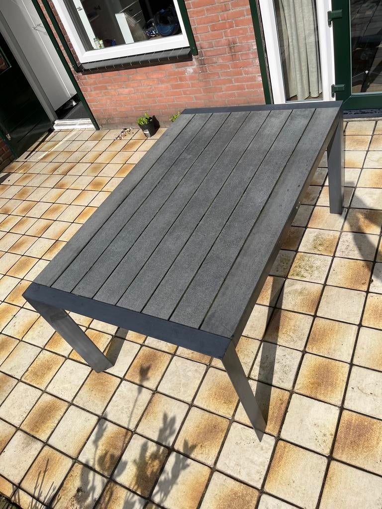 Terrastafel Jutlandia 1.60m x 1.00m gebruikt, Ophalen, Gebruikt, Rechthoekig, Overige materialen