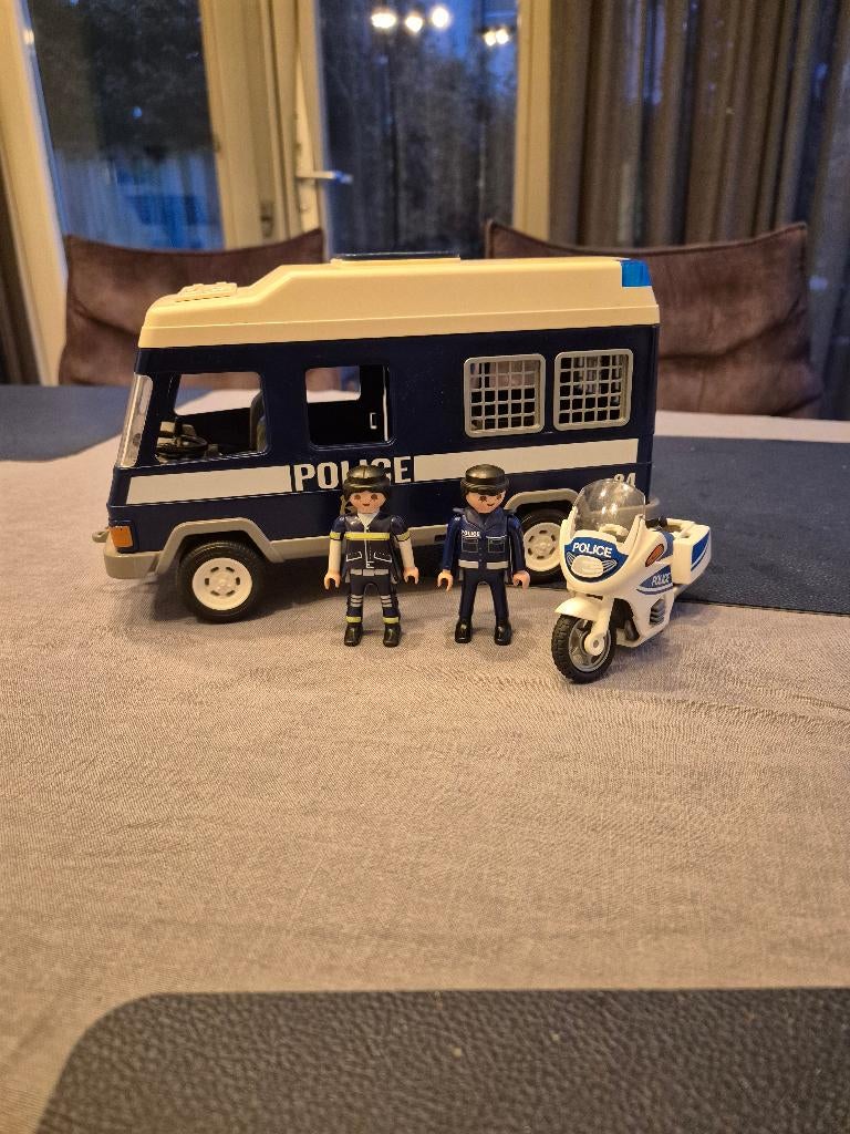 Playmobil politieset, Kinderen en Baby's, Speelgoed | Playmobil, Ophalen of Verzenden, Gebruikt, Complete set