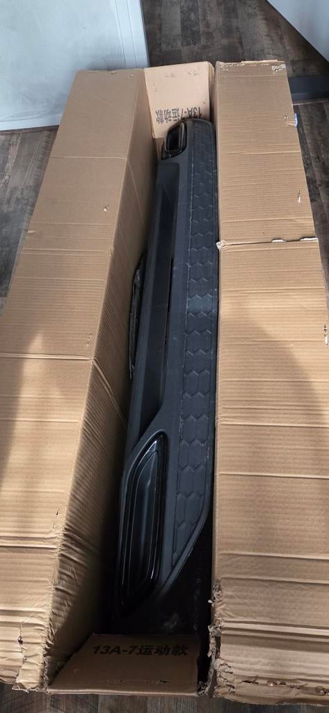 Audi A3 8Y S-Line Diffuser, Auto-onderdelen, Carrosserie en Plaatwerk, Bumper, Audi, Achter, Gebruikt, Ophalen of Verzenden