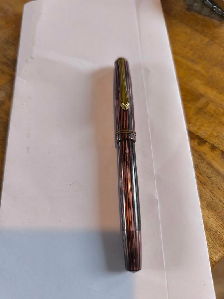 Antieke vulpen met 14 karaat gouden nib, Verzamelen, Pennenverzamelingen, Ophalen of Verzenden, Gebruikt, Vulpen, Overige merken