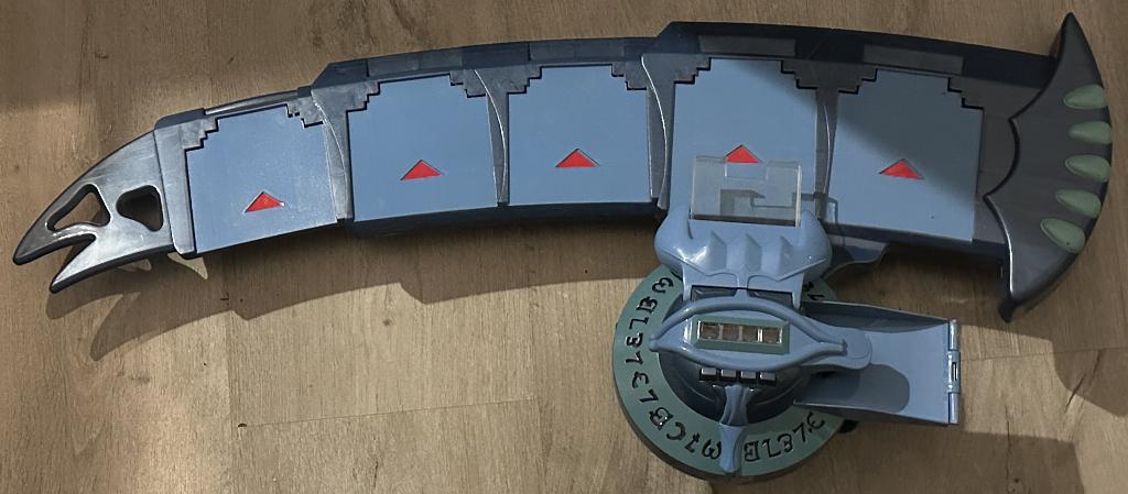 Vintage Yu-Gi-Oh! Orichalcos Chaos Duel Disk made by MATTEL, Ophalen, Zo goed als nieuw, Overige typen