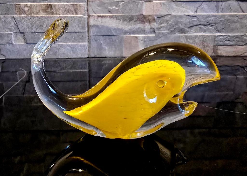 Walvis - vintage Presse papier jaren 60, Ophalen of Verzenden