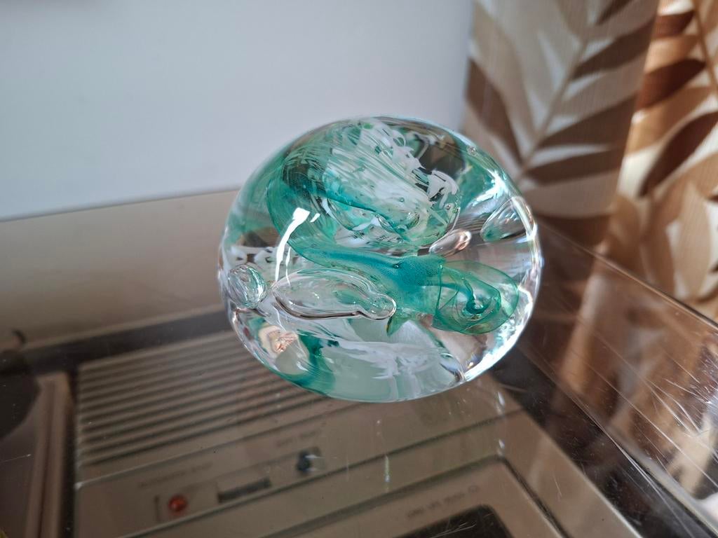 Mooie presse papier ,glazen bol, Antiek en Kunst, Ophalen of Verzenden