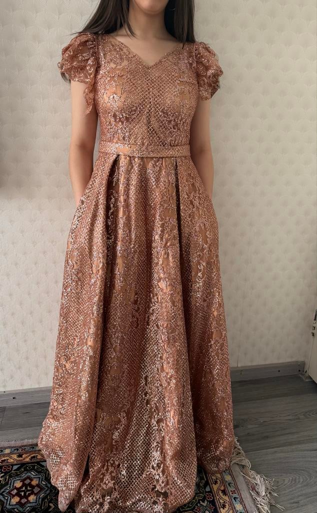 Elegante Galajurk Abiye Maat 36/38 met Zakken, Kleding | Dames, Galajurk, Overige kleuren, Ophalen of Verzenden, Zo goed als nieuw