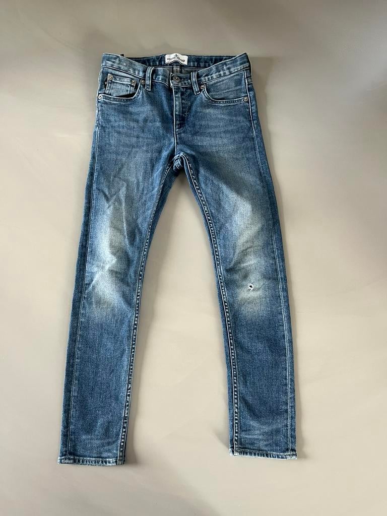 Stone Island skinny spijkerbroek 128, Ophalen of Verzenden, Gebruikt, Jongen, Broek