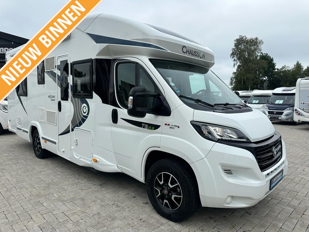 Chausson Limited Edition 718 XLB Queensbed 25000 km Euro 6, Fiat, Half-integraal, Tot en met 5, Chausson