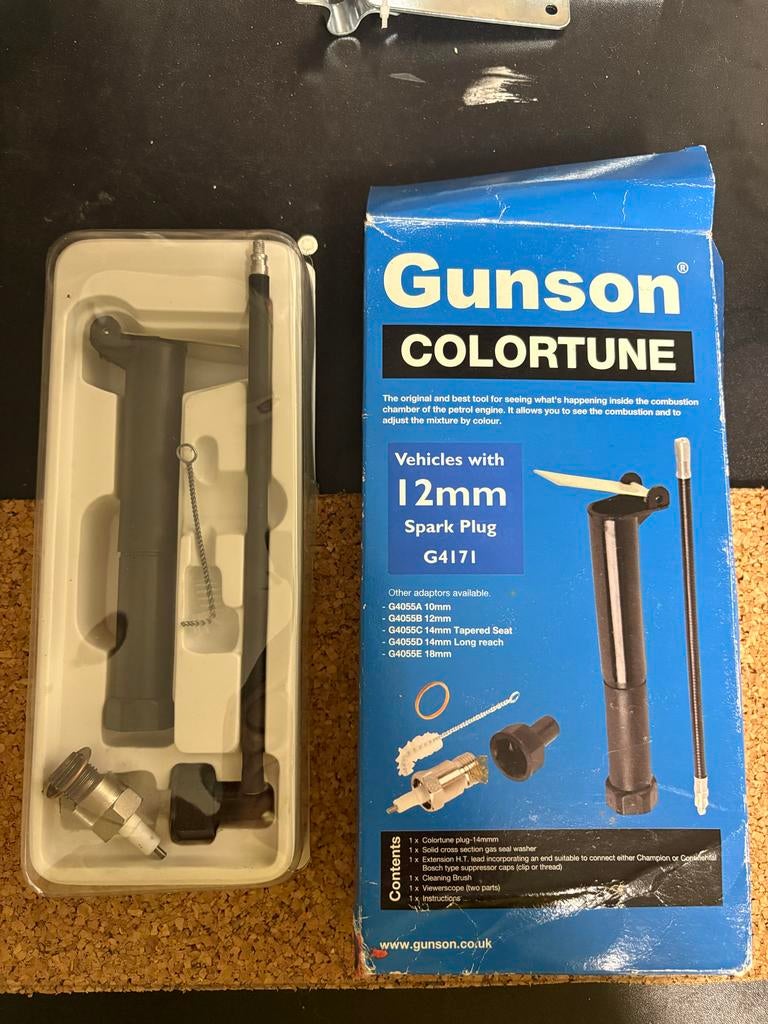 Gunson Colortune testbougie 12mm, Auto-onderdelen, Motor en Toebehoren, Ophalen of Verzenden, Gebruikt, Universele onderdelen