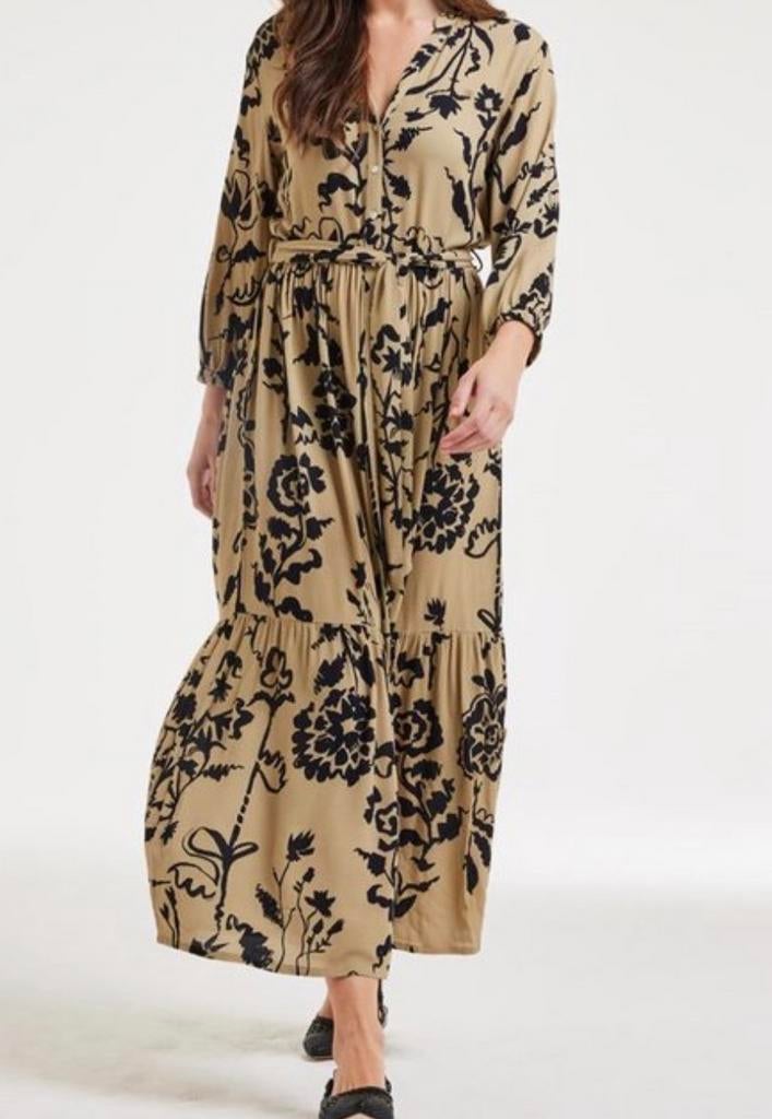 Jurk DIDI maat 40, Maat 38/40 (M), Beige, Ophalen of Verzenden, Zo goed als nieuw