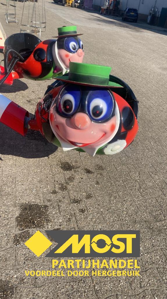 Clown Around vliegmolen, Ophalen, Zo goed als nieuw