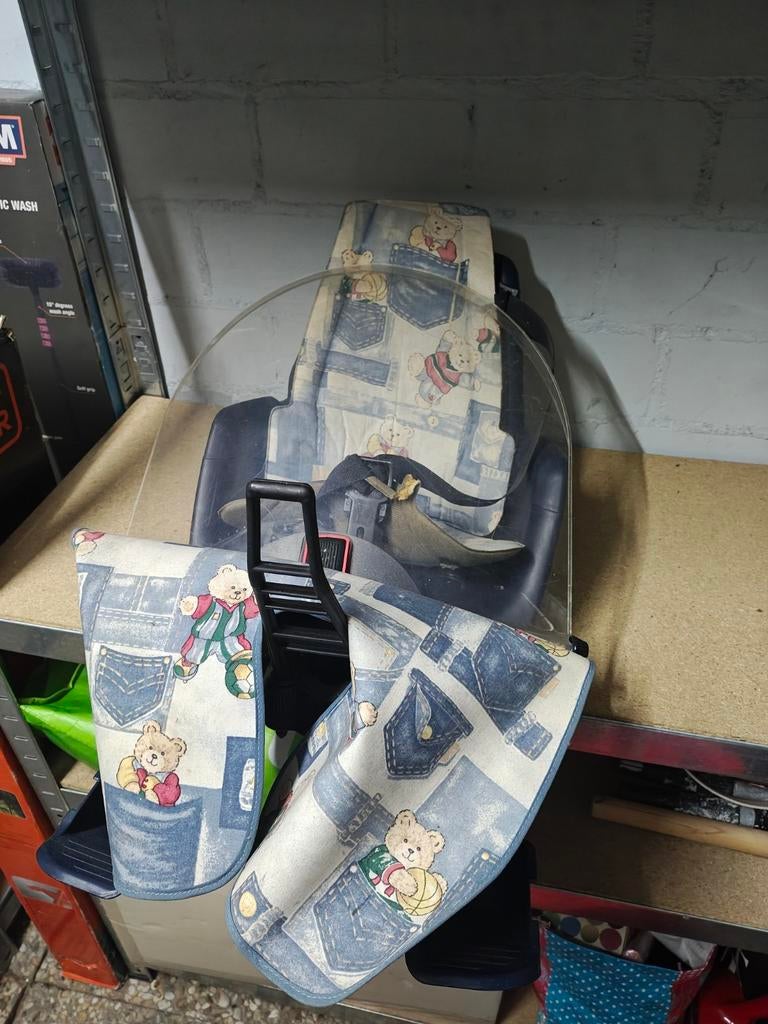 Fietsstoeltje voorop met scherm, Ophalen, Gebruikt