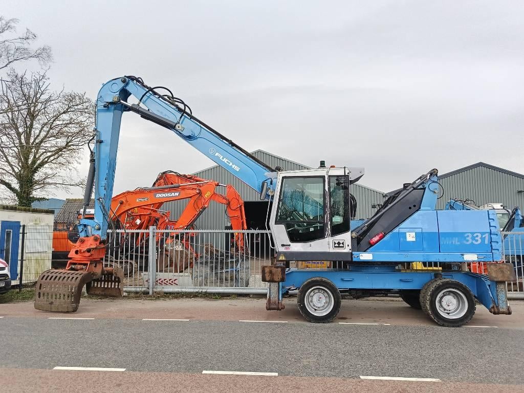Fuchs MHL 331 overslagkraan umslagbagger waste handler, Kraan