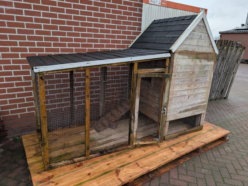 Kippenhok met buitenren, Ophalen, Kippenhok of Kippenren