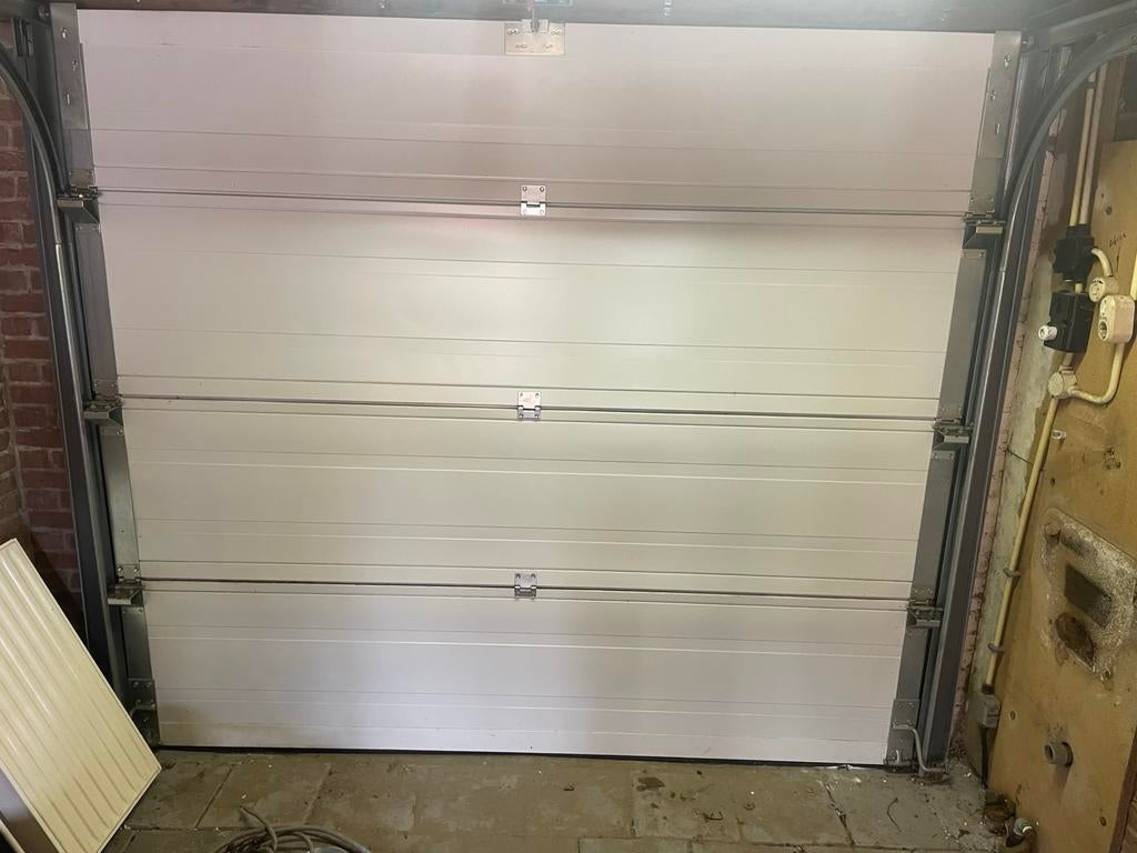 Garagedeur met Centurion KSX-55 motor, Ophalen, Kunststof, Gebruikt, Garagedeur