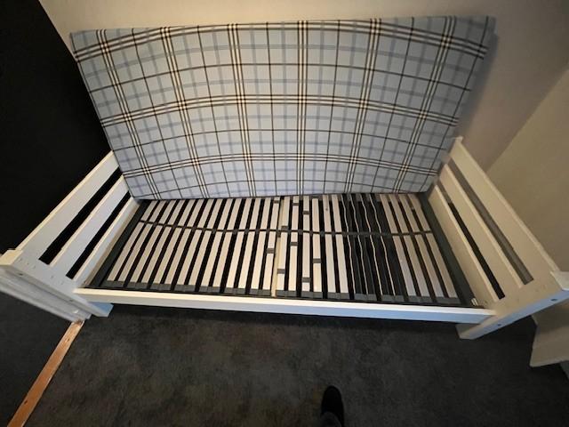 Bed, 90 cm, Eenpersoons, Wit, Ophalen of Verzenden