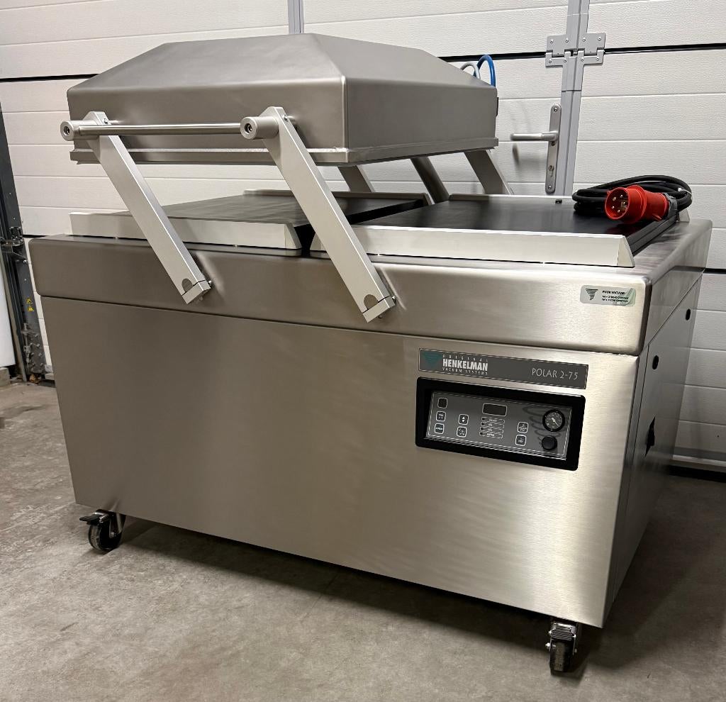 Aanb. Henkelman dubbelkamer vacuummachine vacumeermachine, Ophalen of Verzenden, Zo goed als nieuw