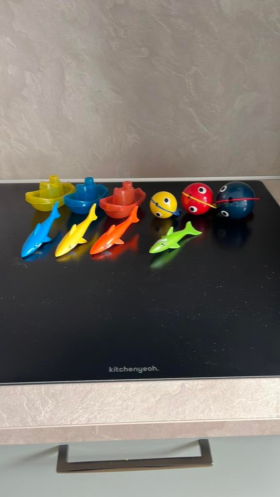 Bad speeltjes, Ophalen, Gebruikt