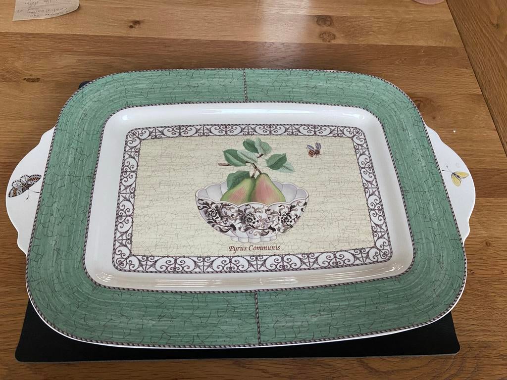 Wedgwood Sarah's Garden Dienblad - Zo goed als nieuw, Ophalen of Verzenden, Zo goed als nieuw, Rechthoekig, Overige materialen