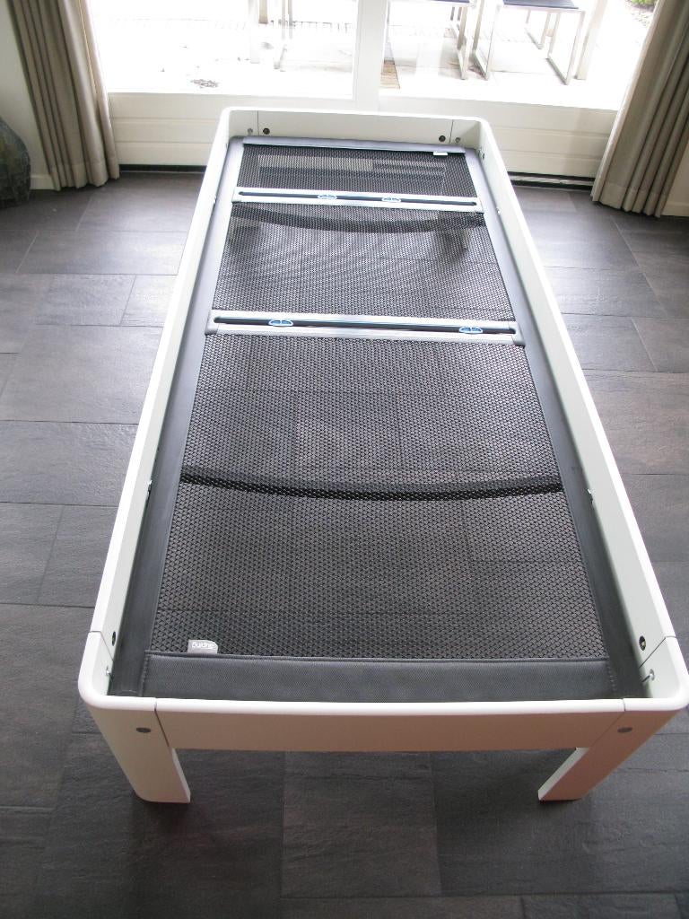 Auping auronde 90x210 , hoog model, Ophalen, Gebruikt, 90 cm, Tweepersoons