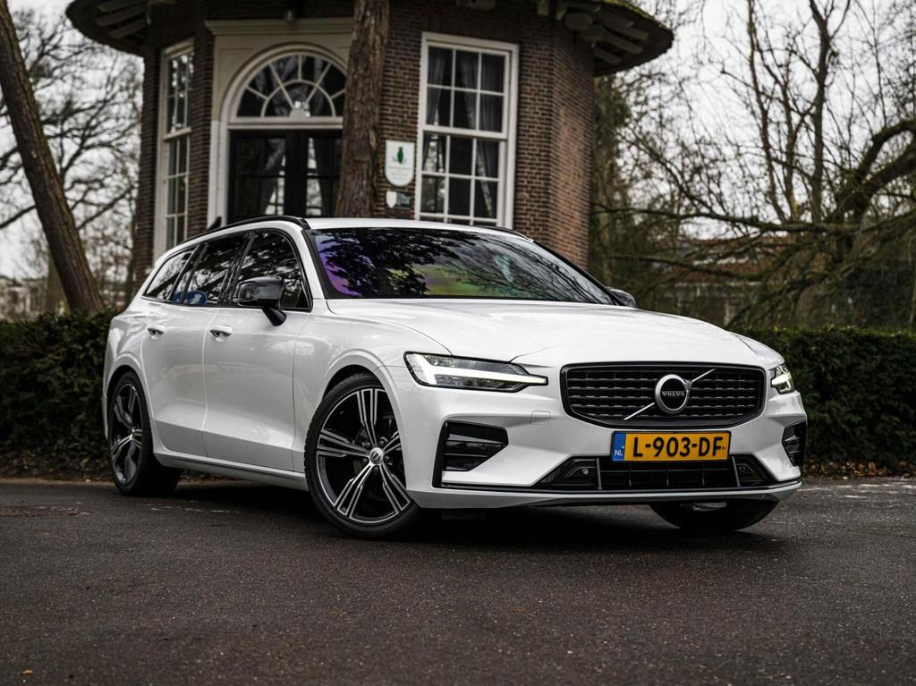 Volvo V60 2.0 D3 150PK R-Design Sportstoelen Camera Navi Har, Gebruikt, Euro 6, 4 cilinders, Wit
