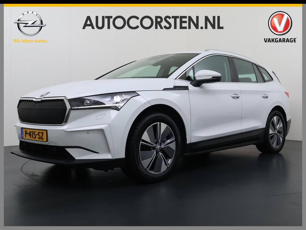 Skoda Enyaq iV 80 Leer+Elek.Stoel+Memory Adap.Cruise Head-Up, Achterwielaandrijving, Gebruikt, Zwart, 82 kWh