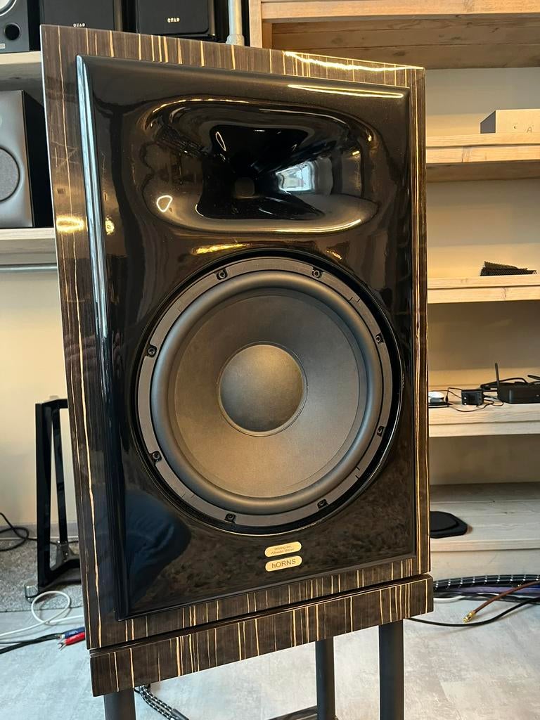 HORNS FP12 luidsprekers, HOrns, Info@mister-hifi.nl, Zo goed als nieuw, 120 watt of meer