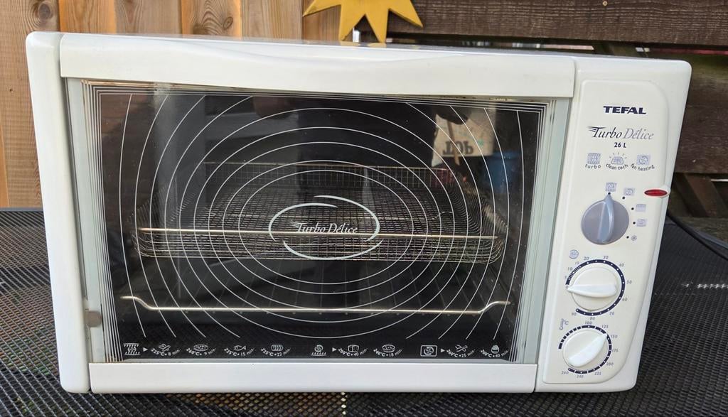Tefal Turbo Délice Oventje 26L - Compacte en Krachtige Oven, Ophalen, Minder dan 45 cm, Gebruikt, Minder dan 45 cm