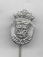 TEXEL WAPEN LOGO SPELD, Ophalen of Verzenden, Gebruikt, Stad of Land, Speldje of Pin