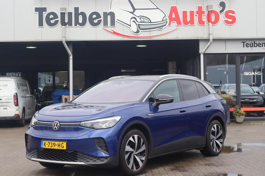 Volkswagen ID.4 First 77 kWh 89% SOH, Apple Carplay, Camera,, Automaat, 495 min, Blauw, Origineel Nederlands