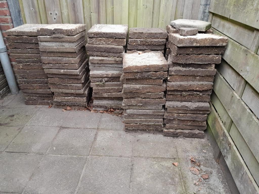 Gratis tegels, Ophalen, Gebruikt, Overige materialen