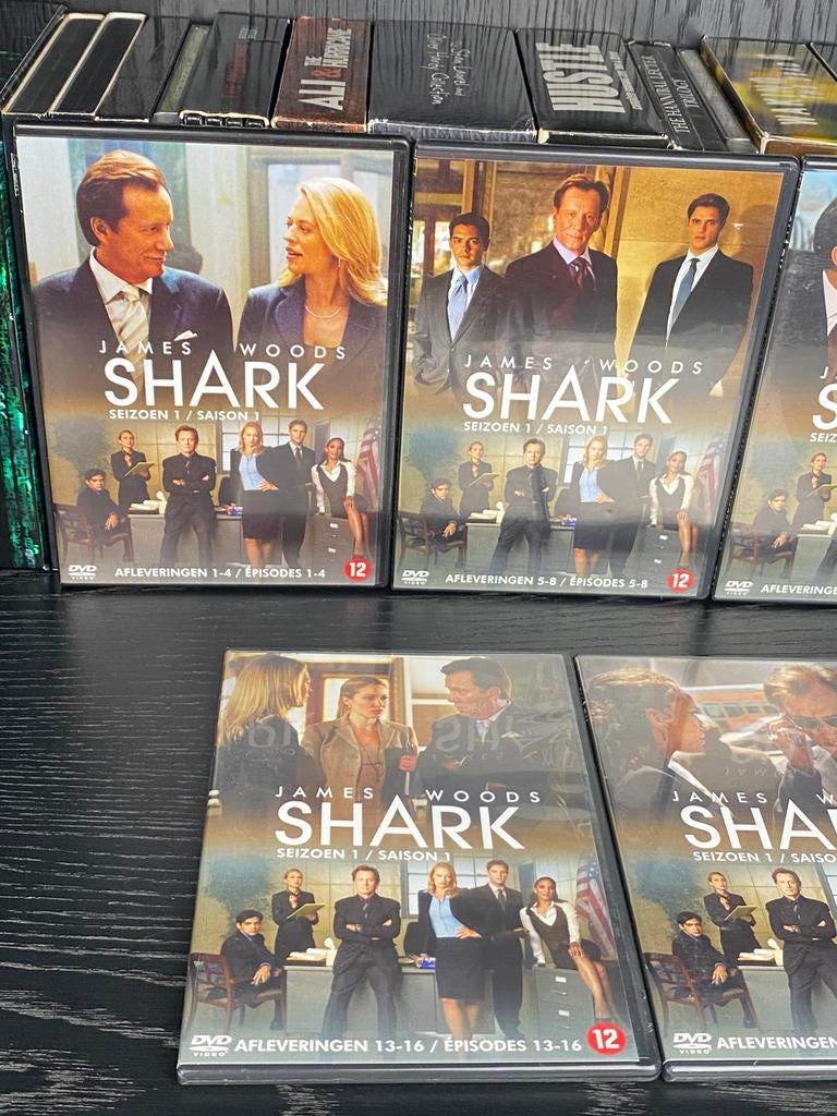 Shark Seizoen 1 DVD – 5 Discs – Compleet, Vanaf 16 jaar, Ophalen of Verzenden, Zo goed als nieuw, Thriller