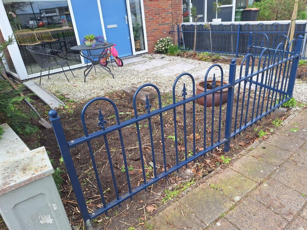 Smeedijzeren sierhek, Ophalen, Gebruikt, IJzer, Sierhekwerk