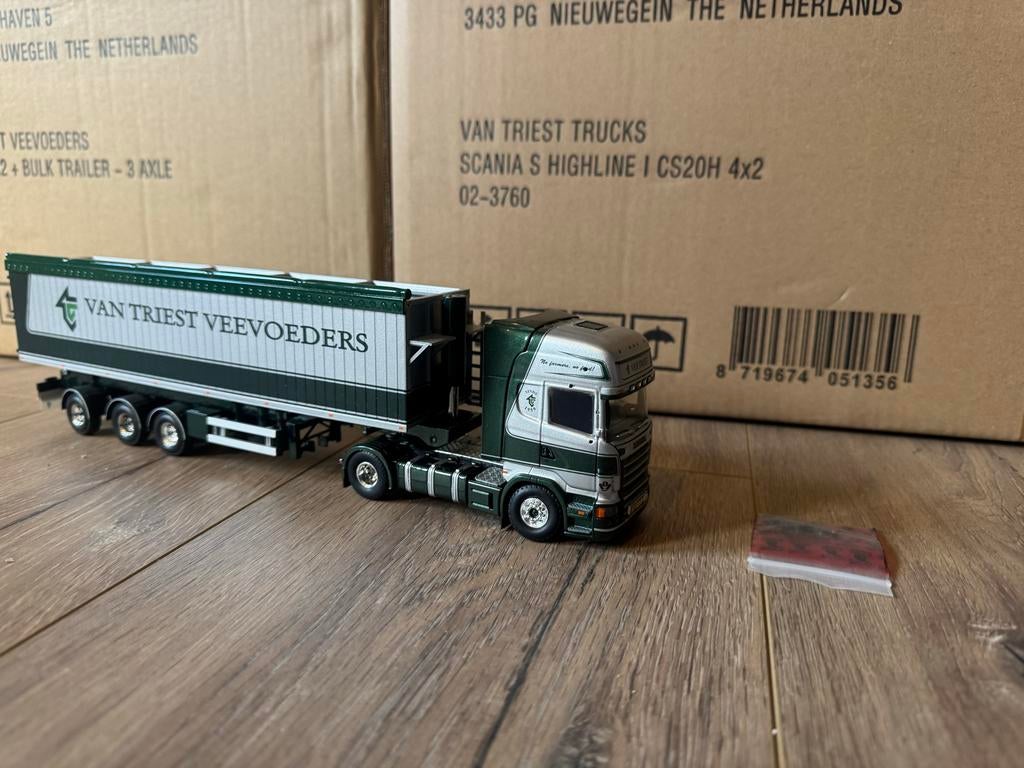 Tekno model Van Triest Veevoeders 1:50 B-keus, Hobby en Vrije tijd, Modelauto's | 1:50, Ophalen of Verzenden, Gebruikt, Bus of Vrachtwagen