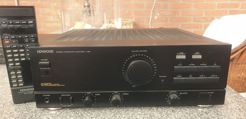 versterker kenwood 150w, Audio, Tv en Foto, Versterkers en Receivers, Ophalen of Verzenden, 120 watt of meer, Overige merken
