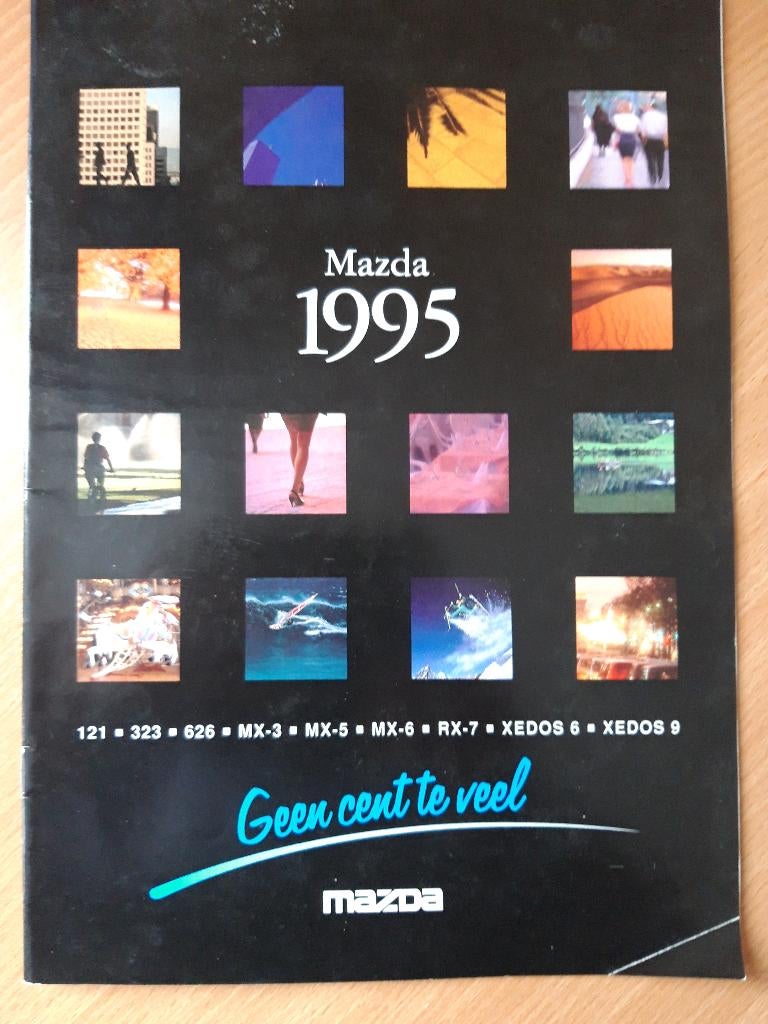 folder Mazda 1995 programma - Nederlands, Ophalen of Verzenden, Zo goed als nieuw, Mazda
